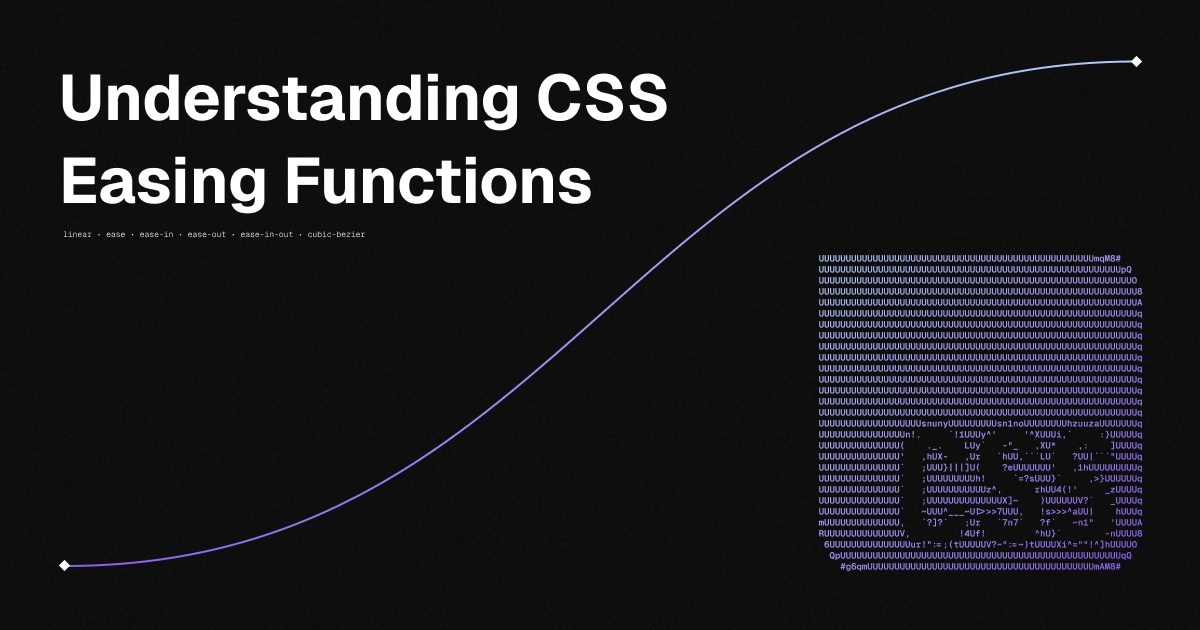 Understanding CSS Easing Functions